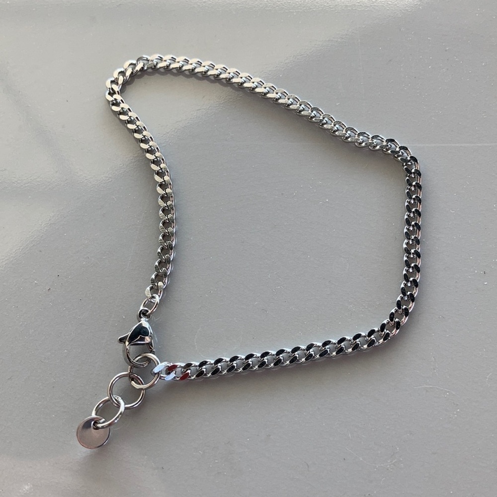 Stainless Steel Anklet Custom Sizes